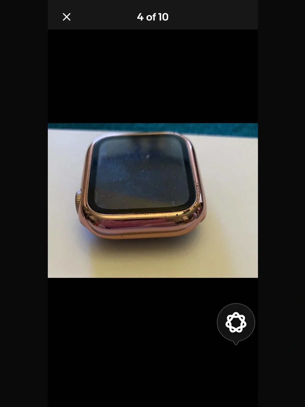 Apple Watch SE 40mm Gold Alu Starlight Sport Band Cel - MKQN3LL/A Adult Used